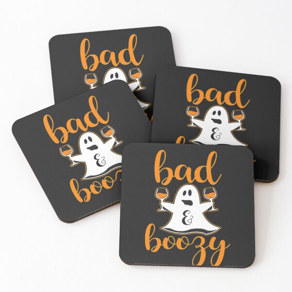 Item preview, Bad And Boozy Ghost Drinks Wine  designed and sold by StarcyWol.