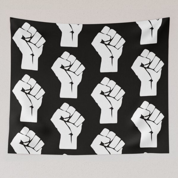Item preview, Black Power Fist designed and sold by Knottygirl.