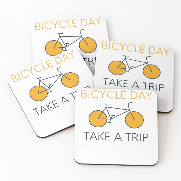 Item preview, Bicycle Day Take A Trip 1943 designed and sold by GraphicDesign15.