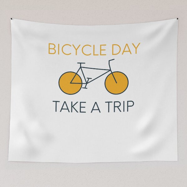 Item preview, Bicycle Day Take A Trip 1943 designed and sold by GraphicDesign15.
