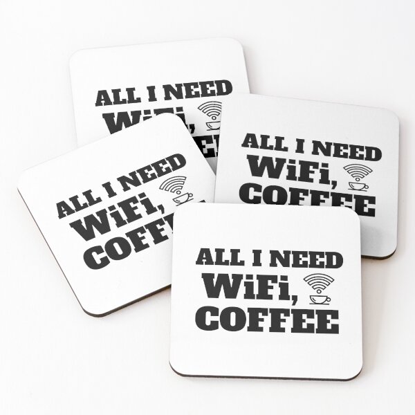 Item preview, ALL I NEED WiFi, COFFEE designed and sold by kh0l0d.