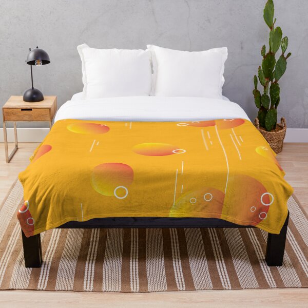 Item preview, Orange Bubbles Abstract designed and sold by zestyDesign.