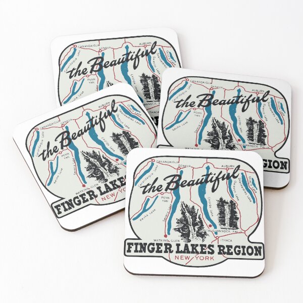 Item preview, Vintage Style Finger Lakes designed and sold by Decal Mania.