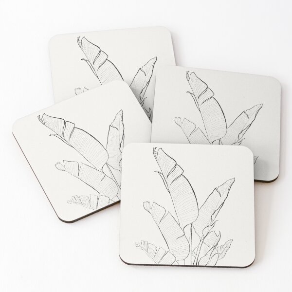 Item preview, Banana Leaf line art designed and sold by EleanorBassett.