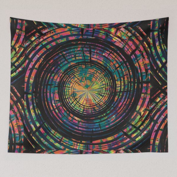 Item preview, Neon Tie Dye Hypnotism  designed and sold by cherdoodles.