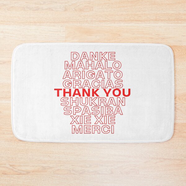 Item preview, Thank you in different languages designed and sold by Six Deers.