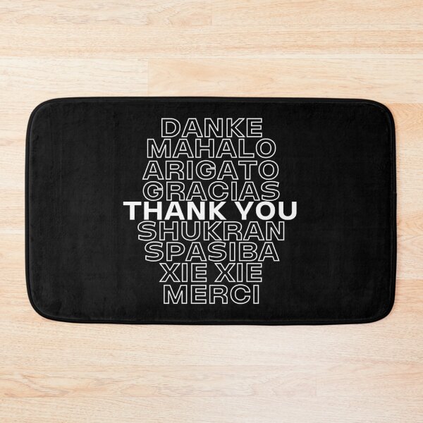 Item preview, Thank you in different languages designed and sold by Six Deers.