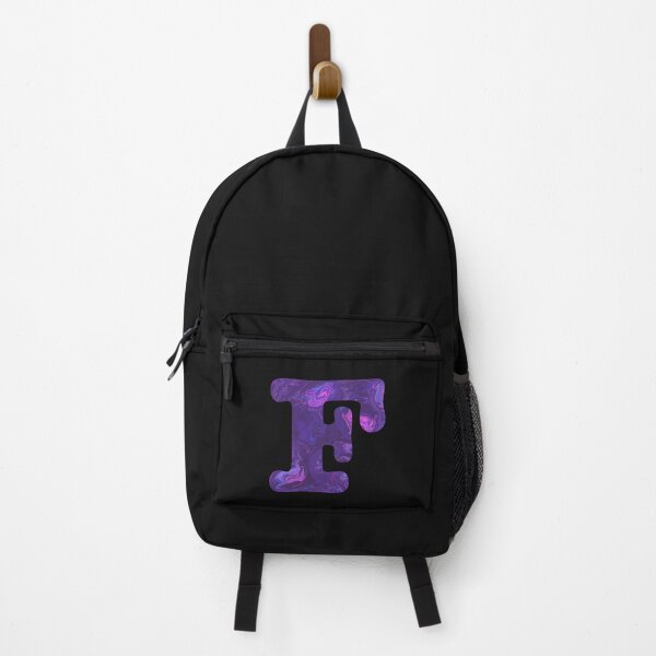 Item preview, Letter F Alphabet Purple Marble Abstract Monogram designed and sold by AMSonArt.