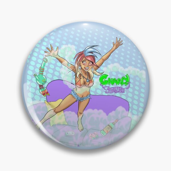 Item preview, Gnarly Science Mika Pin designed and sold by Michael Ferraro.