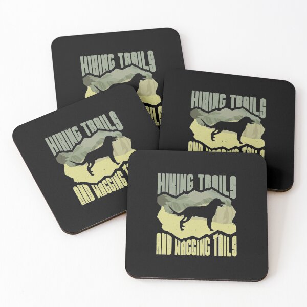 Item preview, Camping T Shirt Dog Hiking Trails And Wagging Tails Hike Camping Camper Campfire Gifts Tee designed and sold by tamezleida.
