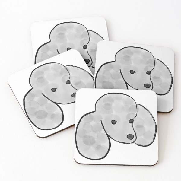 Item preview, Silver poodle designed and sold by sarahlcreative.