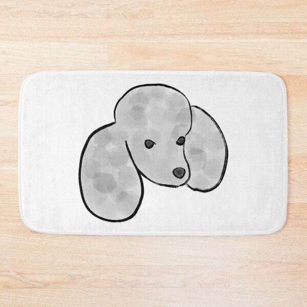 Item preview, Silver poodle designed and sold by sarahlcreative.