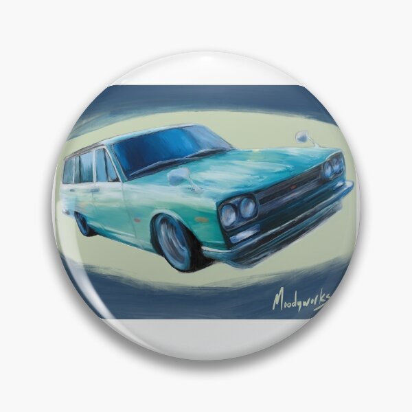 Item preview, Nissan Skyline Van / Wagon JDM Oil Painting designed and sold by Moodyworks.