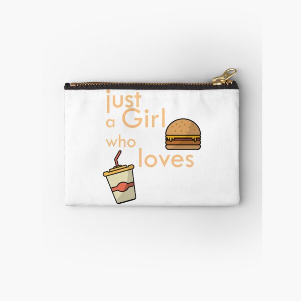 Item preview, Just a Girl who Loves Burger and Coffee  designed and sold by madushansahan.