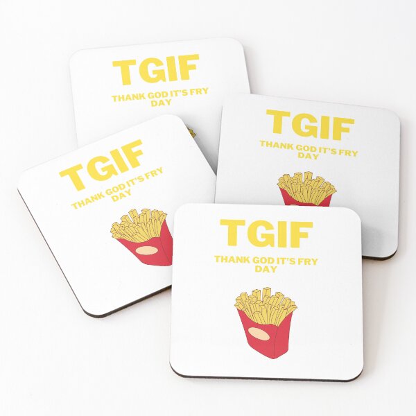 Item preview, TGIF Thank God it's Fry day designed and sold by 2Cheesy4U.