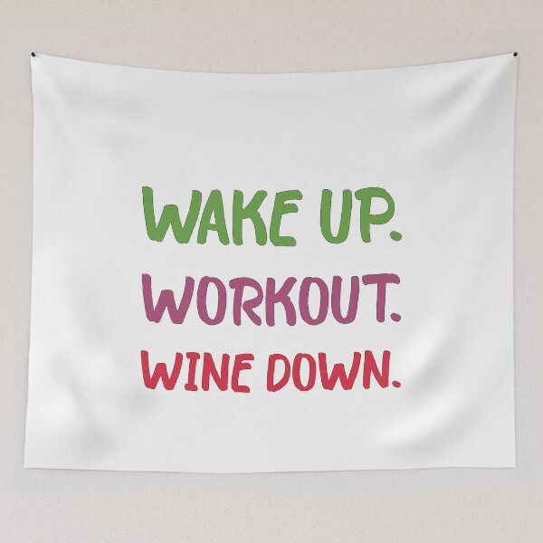 Item preview, Wake Up Workout Wine Down t-shirt | Women's Workout T-Shirt | Funny Gym Tee | Gym Shirt | Lifting | Wake Up.| Workout. | Women's Workout Top | Funny Fitness designed and sold by Shop-collection.