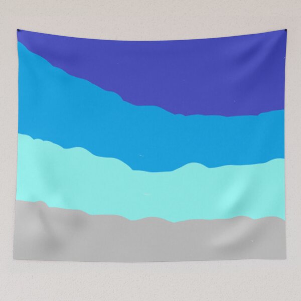 Item preview, Blue Sea Abstract Painting for Sea Lovers designed and sold by Suzzyrein.