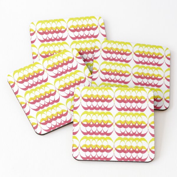 Item preview, Yellow and Pink geometric template designed and sold by ideiarte.