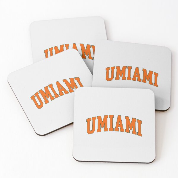 Item preview, umiami - varsity font curved designed and sold by scollegestuff.