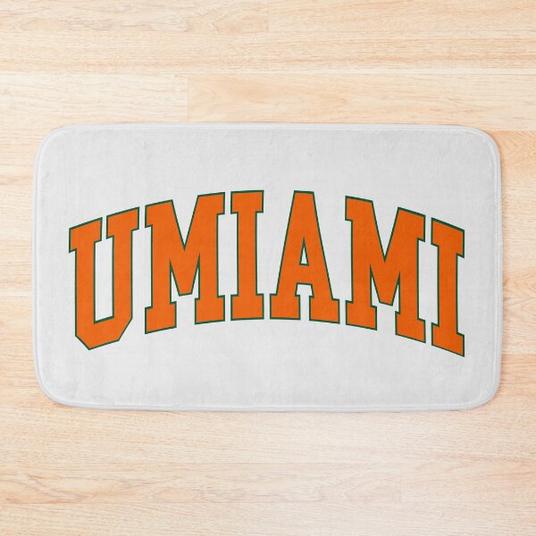 Item preview, umiami - varsity font curved designed and sold by scollegestuff.