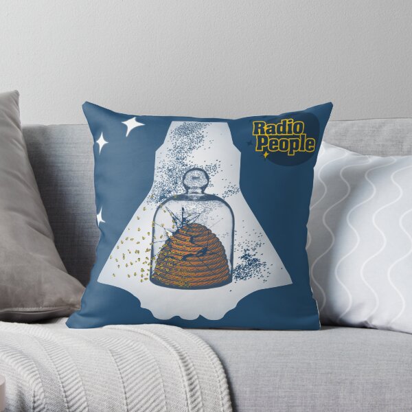 Hoptover Throw Pillow
