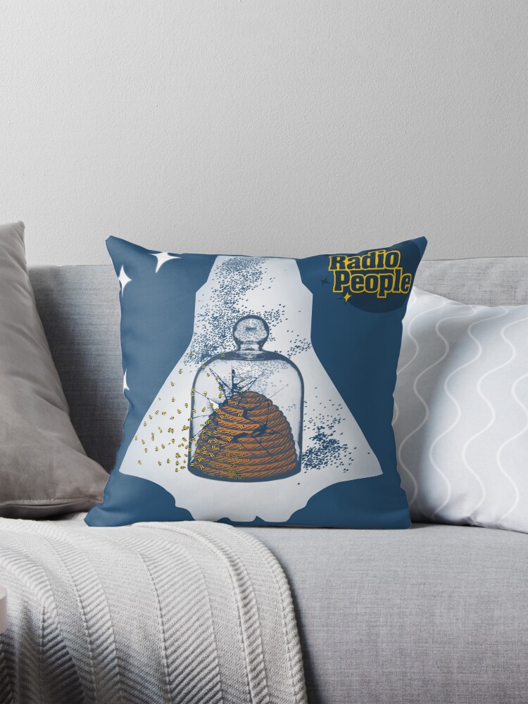 Thumbnail 1 of 4, Pillow, Hoptover designed and sold by RADIOPEOPLE.