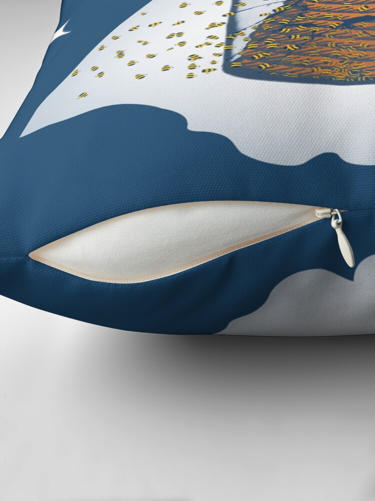 Thumbnail 2 of 4, Pillow, Hoptover designed and sold by RADIOPEOPLE.
