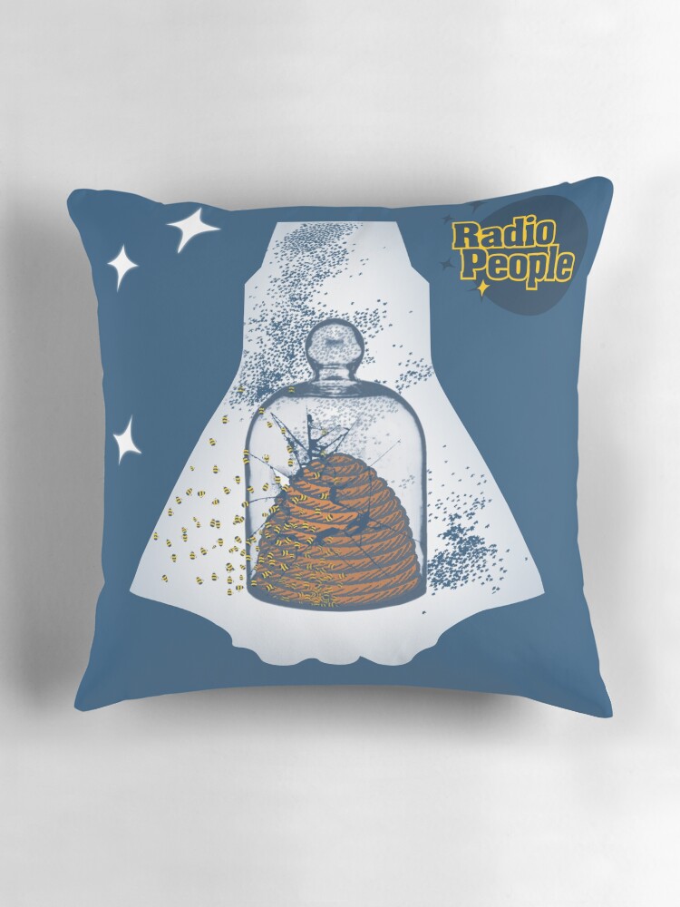 Thumbnail 3 of 4, Pillow, Hoptover designed and sold by RADIOPEOPLE.