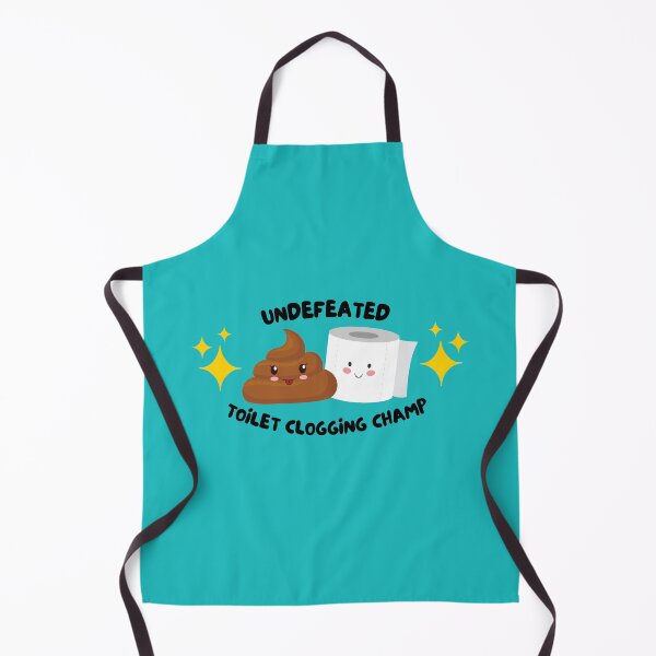 Item preview, Undeafeated Toilet Clogging Champ Blue - Dad gifts, Kids gifts, Funny bathroom humor  designed and sold by Teetee94.