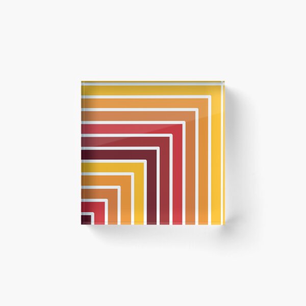Item preview, abstract geometric square designed and sold by BeCoolArt.