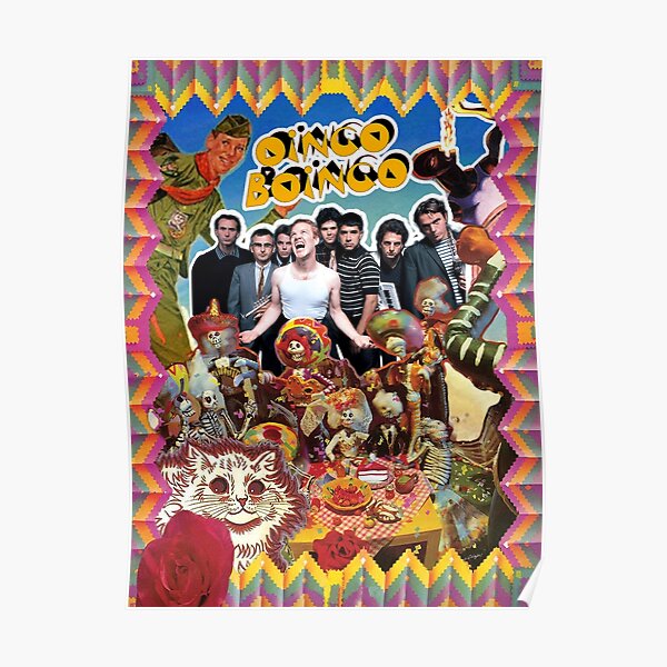 "Oingo Boingo " Poster for Sale by Llamenba Redbubble