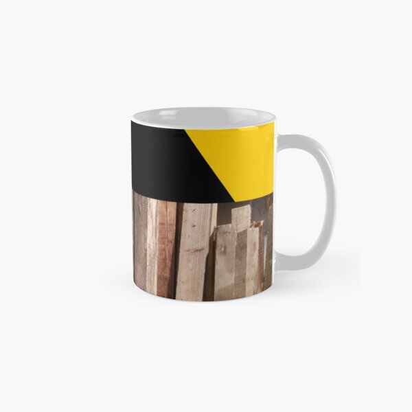 Textures de bois sur fond encadré Mug classique