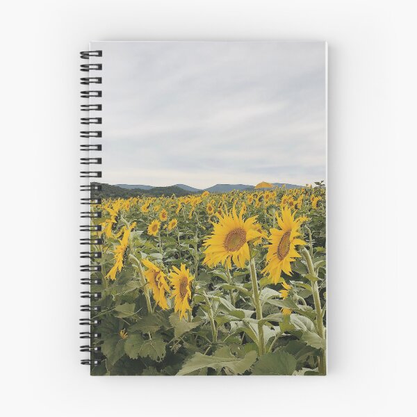 Item preview, Sunflower field in the mountains designed and sold by mollyblack.