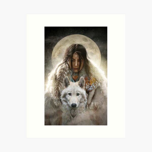 Item preview, Wild Woman Wolf designed and sold by jena dellagrottaglia.
