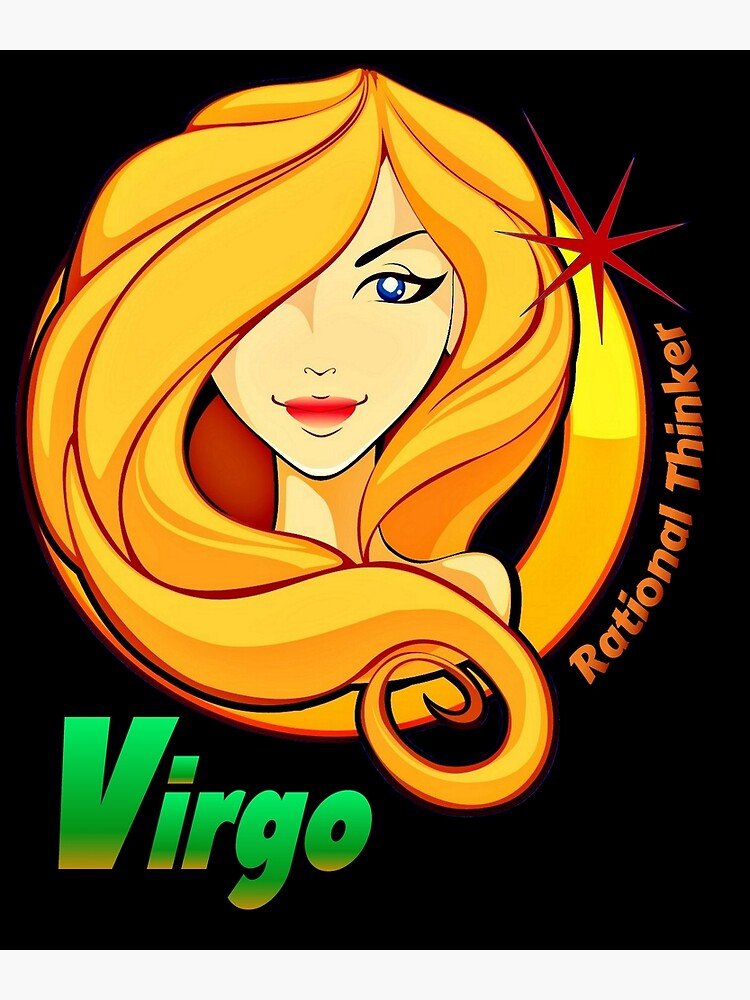 Astrology Zodiac Birth Sign Virgo August 23rd to September 22nd Greeting Card