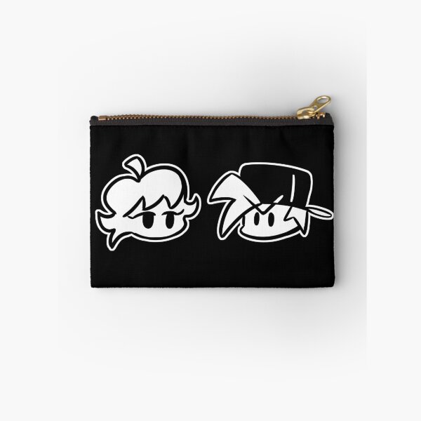 Item preview, Friday Night Funkin - BF and GF icons (Black and White) designed and sold by CDEpic.