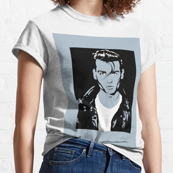 Johnny Depp, Cut paper on board, 15 x 20, 2013 Classic T-Shirt