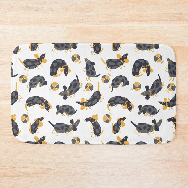 Item preview, Dachshunds and balls Pattern, Dachshunds and balls Seamless Pattern, Dachshund designed and sold by graphic-genie.