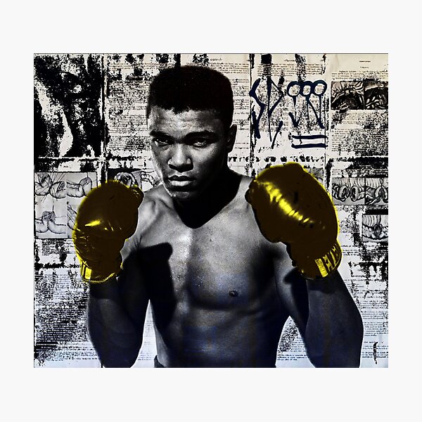 Boxer | Pop art | Street-art | Graffiti aesthetics Photographic Print