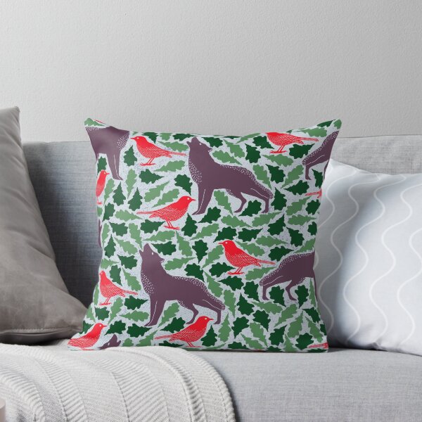 Item preview, Foxes and birds Pattern design for apparel and beddings designed and sold by Sunnyhova.