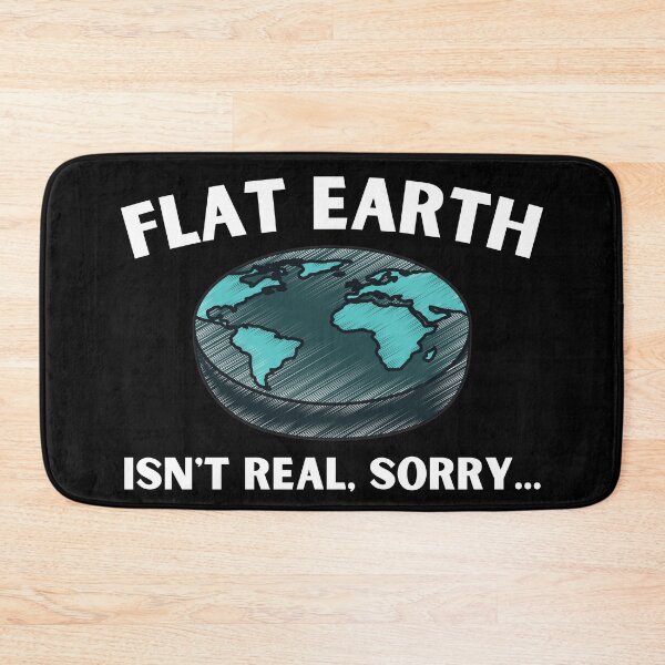 Item preview, National moon day flat earth designed and sold by OliOuterBrands.
