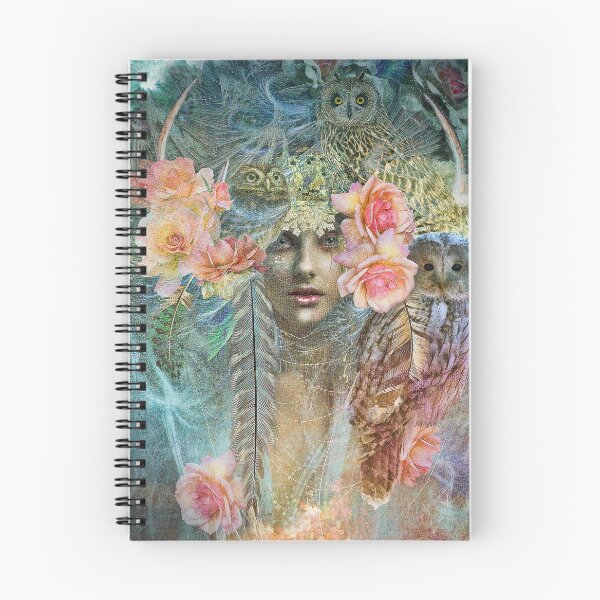 Item preview, Wild Woman Owl designed and sold by jena dellagrottaglia.