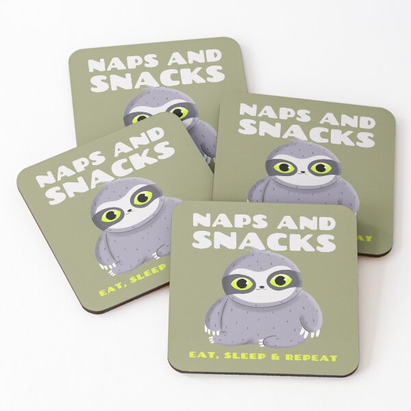 Item preview, Naps And Snacks ; Eat, Sleep & Repeat designed and sold by Studio TANFF.