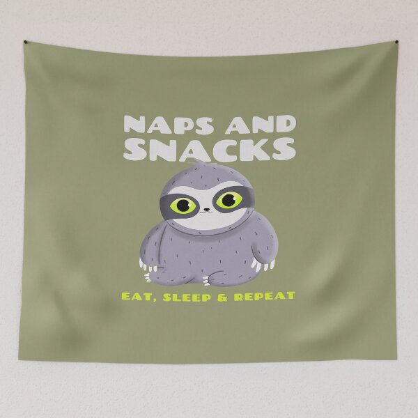 Item preview, Naps And Snacks ; Eat, Sleep & Repeat designed and sold by Studio TANFF.