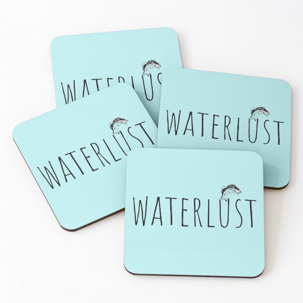 Item preview, waterlust outdoors pun designed and sold by TheWaterBirds.