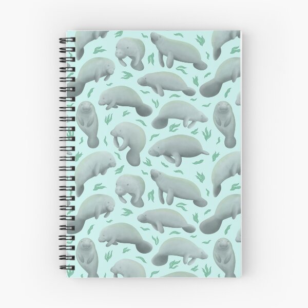Item preview, manatees (blue) designed and sold by tandemsy.