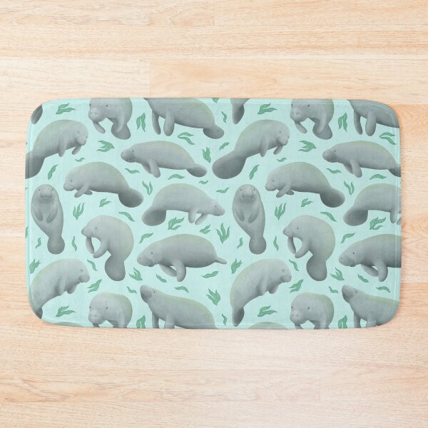 Item preview, manatees (blue) designed and sold by tandemsy.
