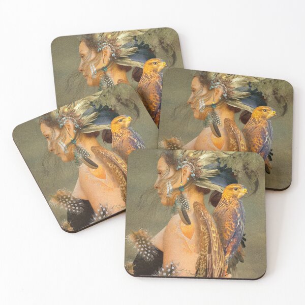 Item preview, Wild Woman Hawk designed and sold by jena dellagrottaglia.