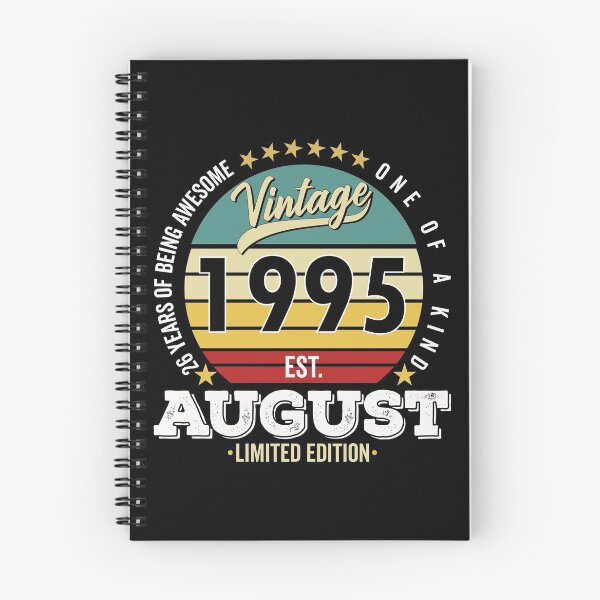 Item preview, 26 Years Of Being Awesome - One Of A Kind Limited Edition - 1995 Vintage 26s Retro, Classic, Cool, August Birthday.  designed and sold by ALITOPRINCE.