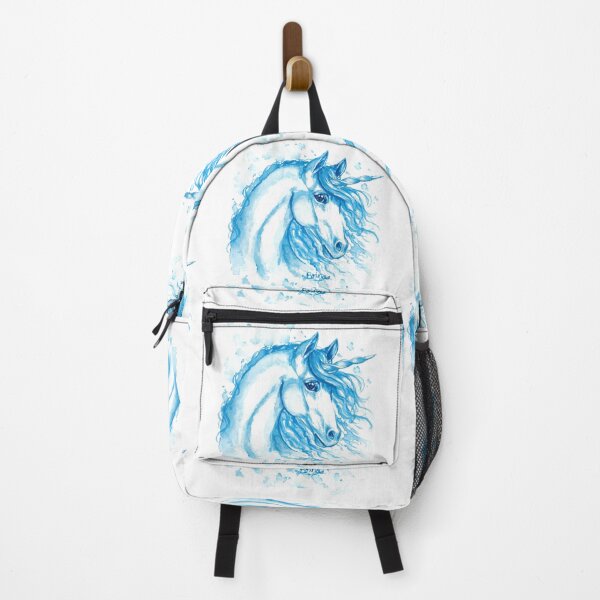 Item preview, Unicorn face in blue designed and sold by Brina Williamson.